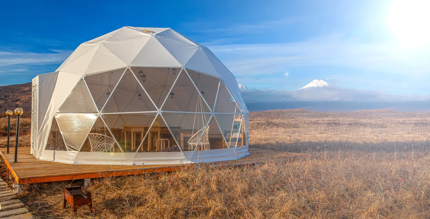 Namiot sferyczny całoroczny cena 