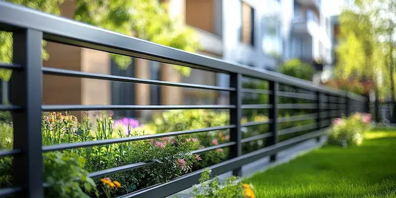 nowoczesne metalowe ogrodzenia z Polski