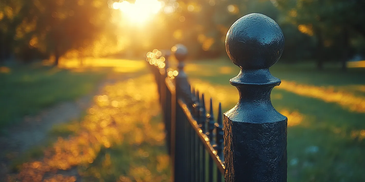 stalowe ogrodzenie z Polski