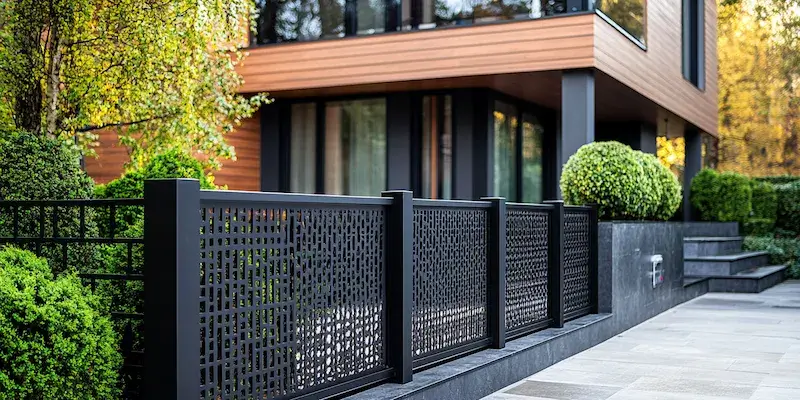 Metalzaune aus Polen