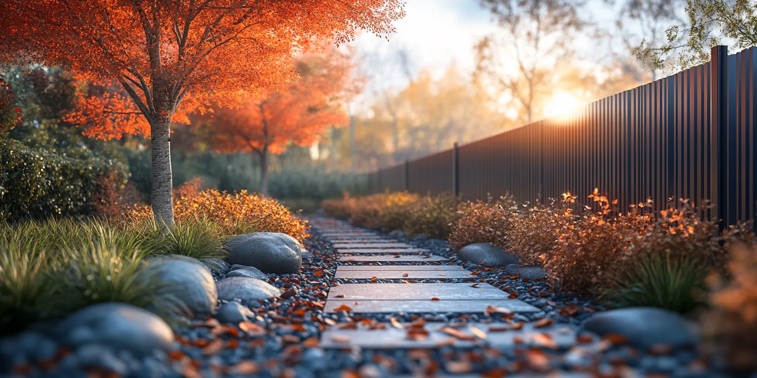 Polnische Metallzaune