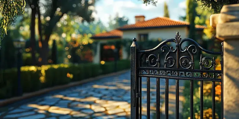 Schmuckzaun aus Polen