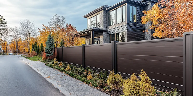 Metallzaun aus Polen mit Montage